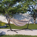 Hammock with Stand 2 Person Metal Frame