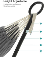 Portable Hammock with Stand 210 X 150CM