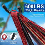 Hammock with Stand for Outside Stable Space Saving