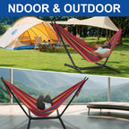 Hammock with Stand for Outside Stable Space Saving