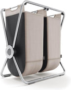 Hamper Double Compartment Laundry Basket for Bedroom Bathroom