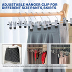 Hanger Pant Hangers 30 Pcs Space Saving Skirt