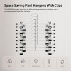 Hanger Pant Hangers 30 Pcs Space Saving Skirt