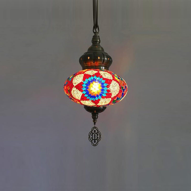 Hanging Ceiling Mosaic Lamp Light Chandelier Turkish Moroccan