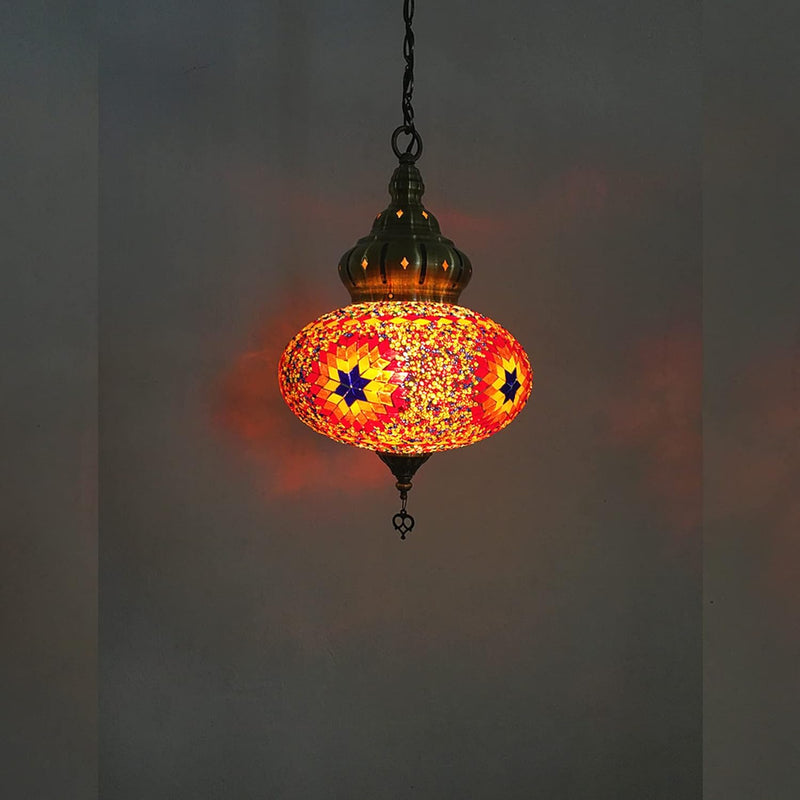Hanging Ceiling Mosaic Lamp Light Chandelier Turkish Moroccan