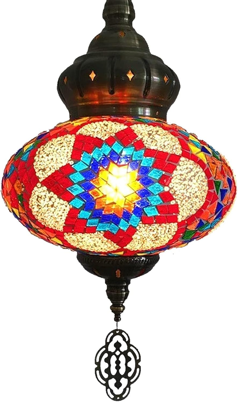 Hanging Ceiling Mosaic Lamp Light Chandelier Turkish Moroccan