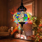 Hanging Ceiling Mosaic Lamp Light Chandelier Turkish Moroccan