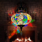Hanging Ceiling Mosaic Lamp Light Chandelier Turkish Moroccan