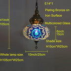 Hanging Ceiling Mosaic Lamp Light Chandelier Turkish Moroccan