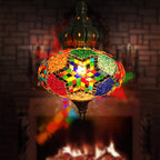 Hanging Ceiling Mosaic Lamp Light Chandelier Turkish Moroccan