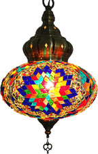 Hanging Ceiling Mosaic Lamp Light Chandelier Turkish Moroccan