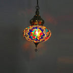 Hanging Ceiling Mosaic Lamp Light Chandelier Turkish Moroccan