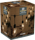 Hanging Connectable Festoon Lights 20 LED Bulbs 10.6