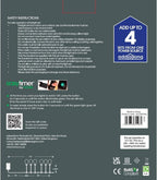 Hanging Connectable Festoon Lights 20 LED Bulbs 10.6