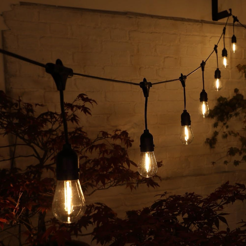 Hanging Connectable Festoon Lights 20 LED Bulbs 10.6
