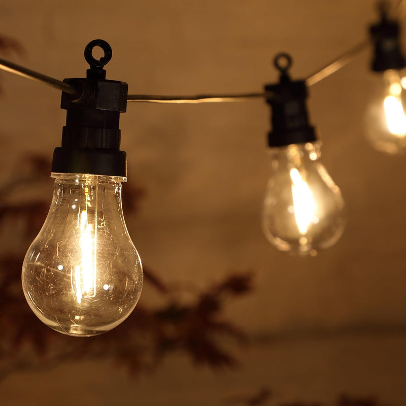Hanging Connectable Festoon Lights 20 LED Bulbs 10.6