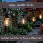 Connectable Festoon Lights 20 Bulbs 10.6 M