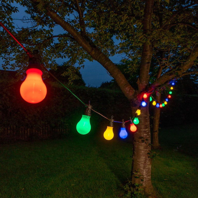 Hanging Connectable Festoon Lights 20 LED Bulbs 10.6