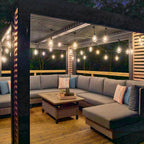 Hanging Connectable Festoon Lights 20 LED Bulbs 10.6