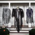 Hanging Halloween Skeleton Ghosts Decorations Grim Reapers (3 Pack)