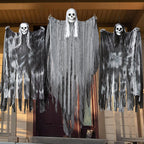 Hanging Halloween Skeleton Ghosts Decorations Grim Reapers (3 Pack)