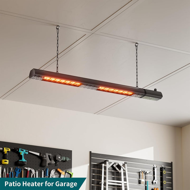 Hanging Patio Heater 3000W Ceiling Mounted Electric Infrared