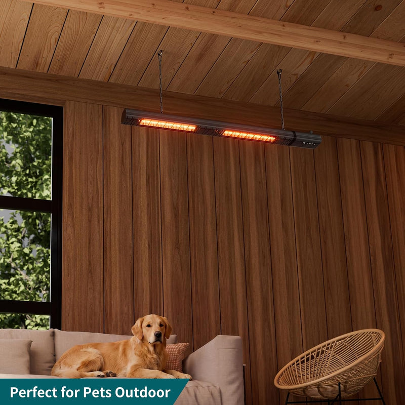 Hanging Patio Heater 3000W Ceiling Mounted Electric Infrared