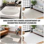 Hannah Linkka Geometric Rug Living Room 160x213CM