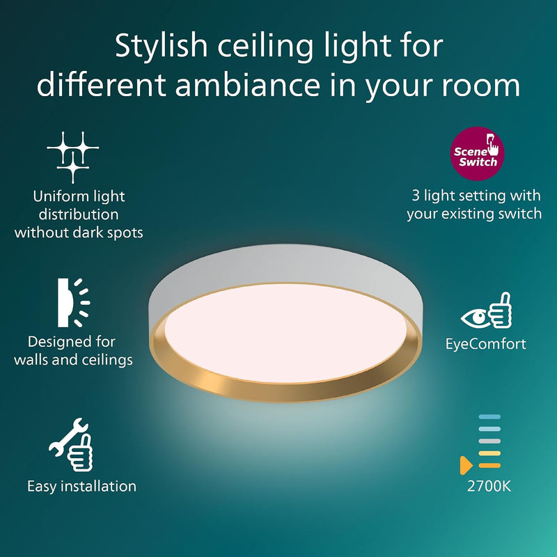 Hanno Ceiling Sceneswitch Round 24W 2700lm 2700K