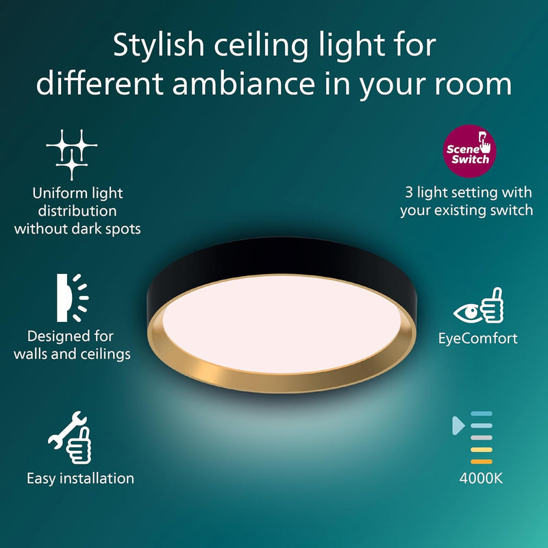 Hanno Ceiling Sceneswitch Round 24W 2700lm 2700K