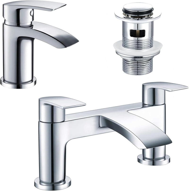 Tap Bathroom Sink Basin Mixer Monobloc Waterfall