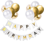 Happy Birthday Banner Party Decorations Bunting Banners 12
