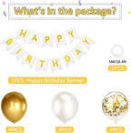 Happy Birthday Banner Party Decorations Bunting Banners 12