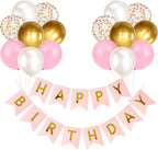 Happy Birthday Banner Party Decorations Bunting Banners 12