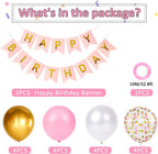 Happy Birthday Banner Party Decorations Bunting Banners 12