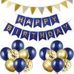 Happy Birthday Banner Party Decorations Bunting Banners 12