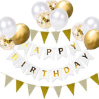 Happy Birthday Banner Party Decorations Bunting Banners 12