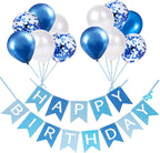 Happy Birthday Banner Party Decorations Bunting Banners 12