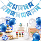 Happy Birthday Banner Party Decorations Bunting Banners 12