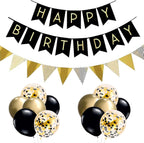 Happy Birthday Banner Party Decorations Bunting Banners 12