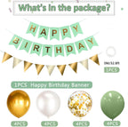 Happy Birthday Banner Party Decorations Bunting Banners 12