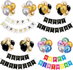 Happy Birthday Banner Party Decorations Bunting Banners 12