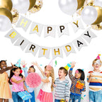 Happy Birthday Banner Party Decorations Bunting Banners 12