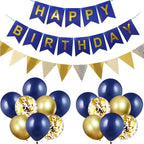 Happy Birthday Banner Party Decorations Bunting Banners 12
