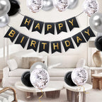 Happy Birthday Banner Party Decorations Bunting Banners 12