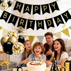 Happy Birthday Banner Party Decorations Bunting Banners 12