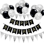 Happy Birthday Banner Party Decorations Bunting Banners 12