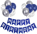 Happy Birthday Banner Party Decorations Bunting Banners 12