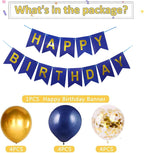 Happy Birthday Banner Party Decorations Bunting Banners 12