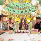 Happy Birthday Banner Party Decorations Bunting Banners 12